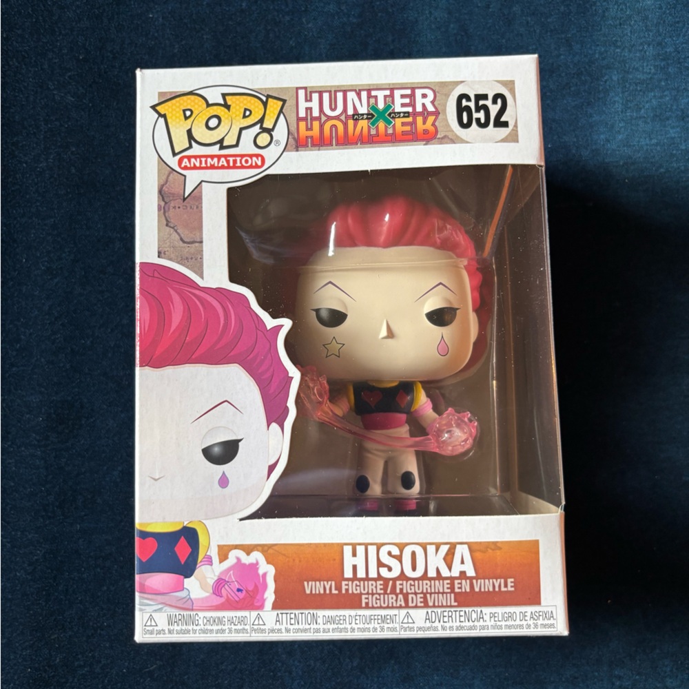 Funko Pop Hisoka 652 Figure with Pink and Black